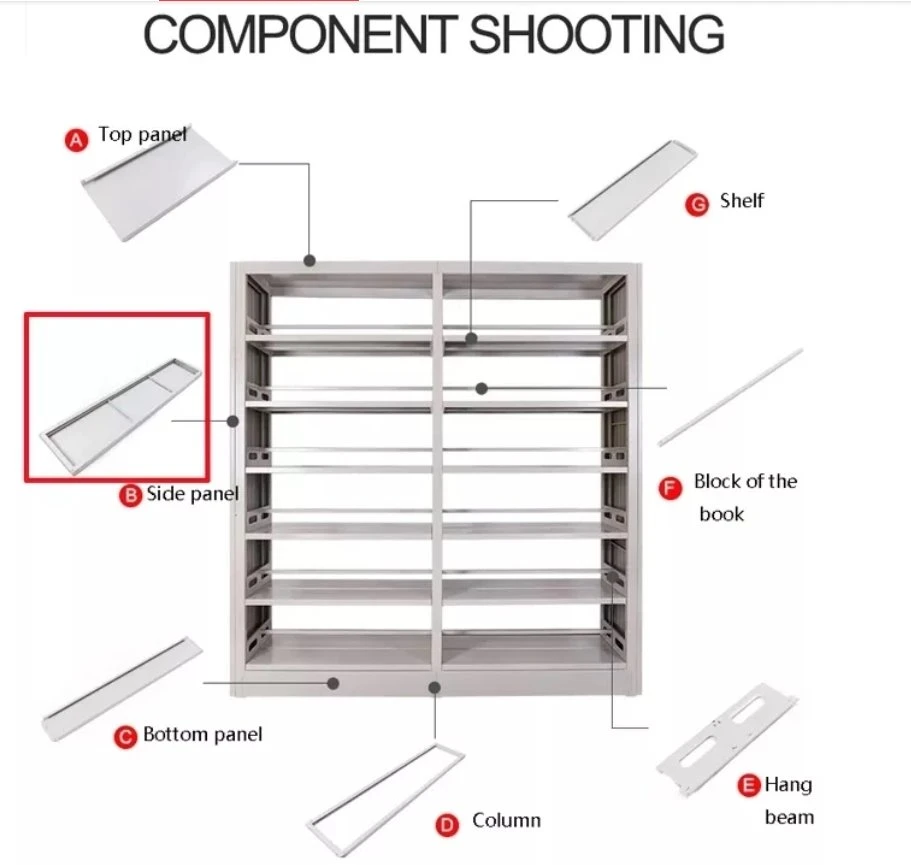 metal book shelf