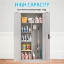Multi-Use Steel Wardrobe & Cleaning Cabinet | Secure, Hig...