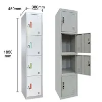 Routine Inspection Of Single 4 Door Lockers