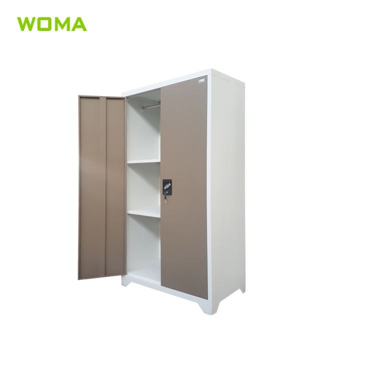 Small Size 2 Door Steel Wardrobe