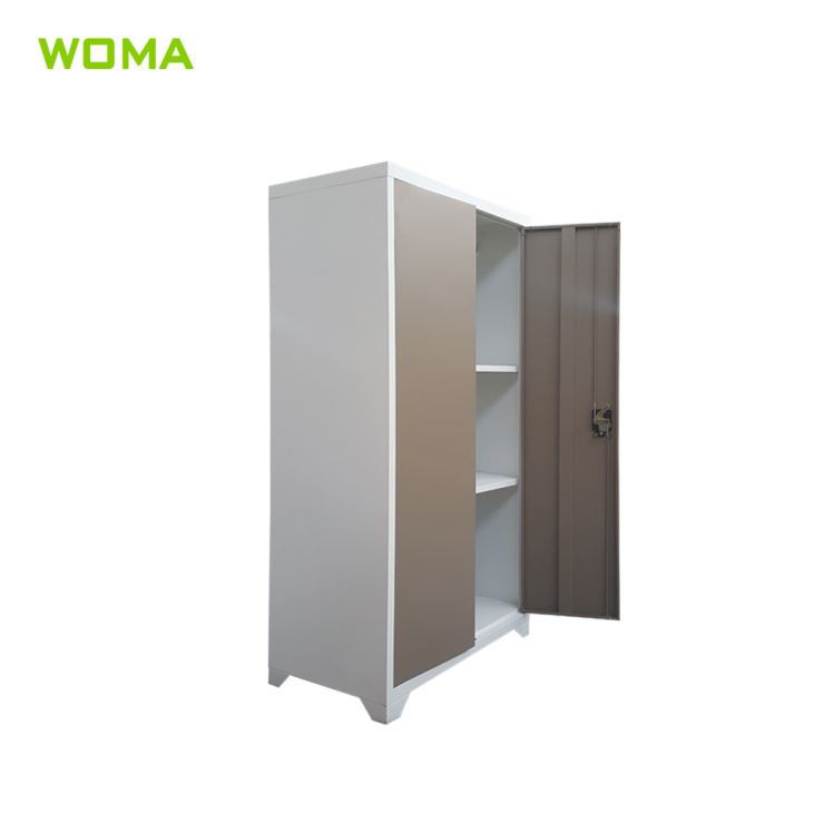 Small Size 2 Door Steel Wardrobe