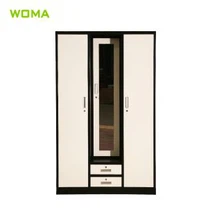 New Design 3 Doors Metal Wardrobe